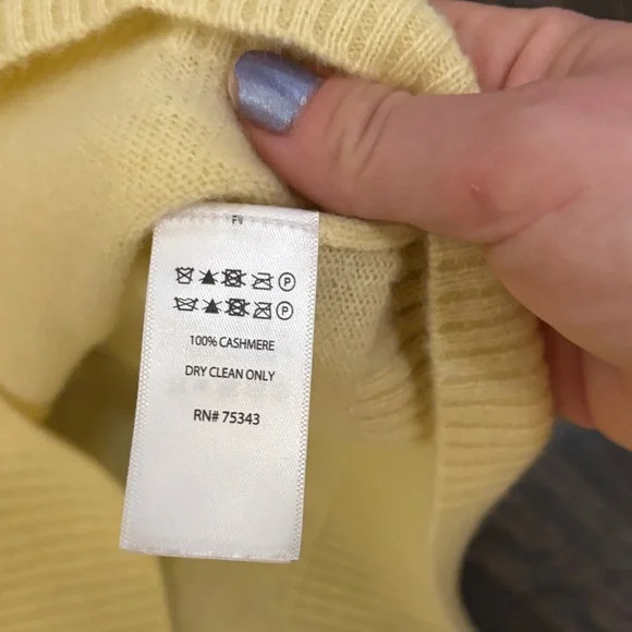 Joie Yellow Short Sleeve Sweater - Picture 4 of 4